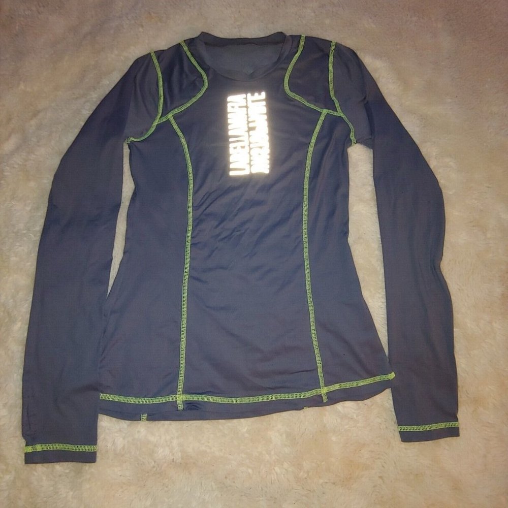 LabellaMafia grey long sleeve workout shirt